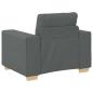 Preview: 3-teiliges Sofaset mit Kissen in Dunkelgrau