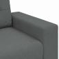 Preview: 3-teiliges Sofaset mit Kissen in Dunkelgrau