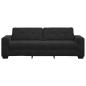 Preview: 3-teiliges Sofaset mit Kissen, cremefarbene Stoff