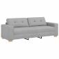 Preview: 3-teiliges Sofa-Set mit Kissen in Wolken-Grau