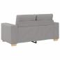 Preview: 3-teiliges Sofa-Set mit Kissen in Wolken-Grau