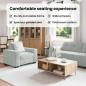Preview: 3-teilige Sofagarnitur mit Kissen Hellgrau Velvet