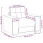 Preview: 3-teiliges Sofaset mit Kissen aus braunem Samt