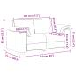Preview: 2-teiliges Sofa-Set mit Kissen aus wolkengrauem Stoff
