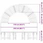 Preview: Baumbank 2 pcs Natur 160 x 80 x 45cm Massives Eukalyptus Holz