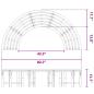 Preview: Outdoor Baum Bank 200 cm Massivholz Eukalyptus