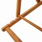 Preview: Liegestuhl mit Kissen 2 pcs Braun Massivholz Akazie