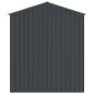 Preview: Vogelvoliere mit Erweiterung Anthrazit 210x421x247 cm Stahl