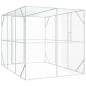 Preview: Vogelvoliere Anthrazit 302x206x214 cm Stahl
