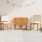 Preview: ARDEBO.de - 3-teiliges Garten-Bistro-Set mit Kissen aus massiven Akazienholz