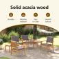 Preview: Gartensofa-set 6 pcs Braun Massivholz Akazie