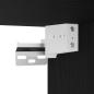 Preview: 3-teiliges Wand-Montage TV-Schrank Set Schwarz Eichenholz Spanplatte