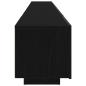 Preview: TV-Schrank mit LED-Leuchten, schwarz, Eiche, 260x35x40 cm, Holzwerkstoff
