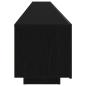Preview: TV-Schrank mit LED-Lichtern in Schwarz und Eiche, 300x35x40 cm, Holzwerkstoff
