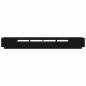 Preview: TV-Schrank mit LED-Lichtern in Schwarz und Eiche, 300x35x40 cm, Holzwerkstoff