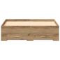 Preview: Bettgestell mit Schubladen Artisan Eiche 120x200 cm Holzwerkstoff