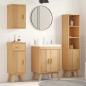 Preview: ARDEBO.de - 4-teiliges Badezimmermöbel-Set aus massivem Kiefernholz