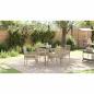 Preview: Garten Essgruppe 5 pcs Beige Poly-Rattan