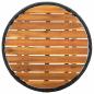 Preview: 3-teiliges Garten-Bistro-Set mit Kissen Schwarz Poly-Rattan