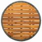 Preview: 3-teiliges Garten Bistro Set mit Kissen Grau Poly Rattan
