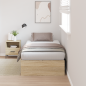 Preview: Aufbewahrungsbettgestell Sonoma-Eiche 80 x 200 cm Holzwerkstoff