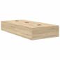 Preview: Stauraumbett Sonoma Eiche 80x200 cm