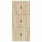 Preview: Stauraumbett Sonoma Eiche 80x200 cm
