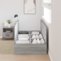Preview: Aufbewahrungsbettgestell Grau Sonoma 80x200 cm