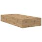 Preview: Stauraumbett Rahmen Artisan Eiche 90x200 cm