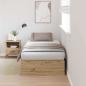 Preview: Stauraumbett Rahmen Artisan Eiche 90x200 cm