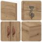 Preview: Stauraumbett Rahmen Artisan Eiche 90x200 cm