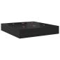 Preview: Stauraum Bettgestell Schwarz Eiche 200x200 cm