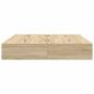 Preview: Stauraum-Bettgestell Sonoma Eiche 200x200 cm