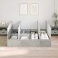 Preview: Stauraum-Bettenrahmen Beton Grau 200x200 cm