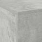 Preview: Stauraum-Bettenrahmen Beton Grau 200x200 cm