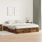 Preview: Schlafsofa Rahmen Geräucherte Eiche 200x200 cm