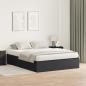 Preview: ARDEBO.de - Stauraumbettgestell Schwarz Eiche 150x200 cm