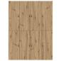 Preview: Stauraumbett aus Artisan-Eiche 150x200 cm
