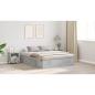 Preview: Speicherbettgestell Beton Grau 160x200 cm