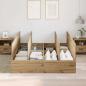 Preview: Stauraum Bettgestell Artisan Eiche 160x200 cm