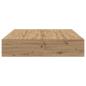 Preview: Stauraum Bettgestell Artisan Eiche 160x200 cm