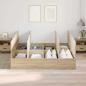 Preview: Stauraum Bettgestell Sonoma Eiche 180x200 cm