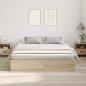 Preview: Stauraum Bettgestell Sonoma Eiche 180x200 cm