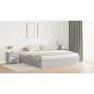 Preview: Stauraum-Bettgestell Grau Sonoma 180x200 cm