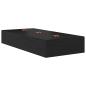 Preview: Stauraum Bettgestell Schwarz Eiche 90x190 cm