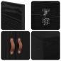 Preview: Stauraum Bettgestell Schwarz Eiche 90x190 cm