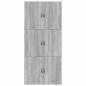 Preview: Stauraum Bettgestell Grau Sonoma 90x190 cm