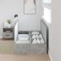 Preview: Bettgestell Beton grau Holzwerkstoff Robust