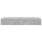 Preview: Bettgestell Beton grau Holzwerkstoff Robust