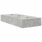 Preview: Bettgestell Beton grau Holzwerkstoff Robust